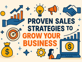 Proven Sales Strategies to Grow Your Business by risedaily