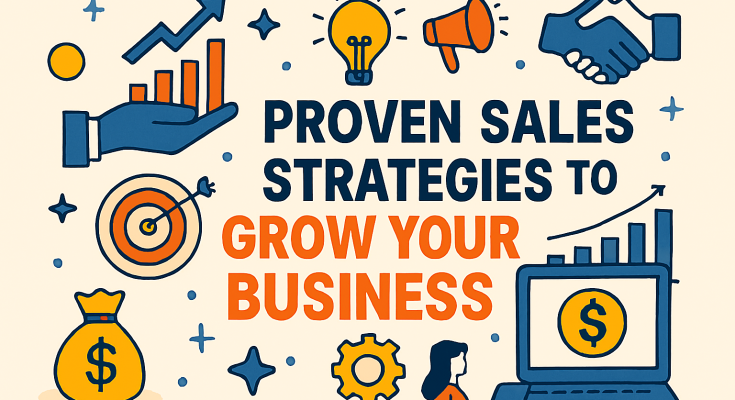 Proven Sales Strategies to Grow Your Business by risedaily